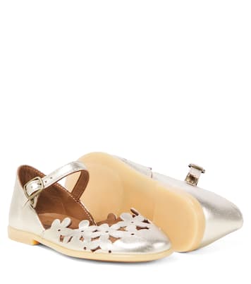 Laminato leather ballet flats | PèPè