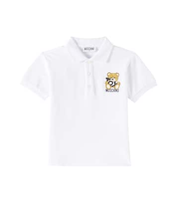 Polohemd aus einem Baumwollgemisch | Moschino Kids