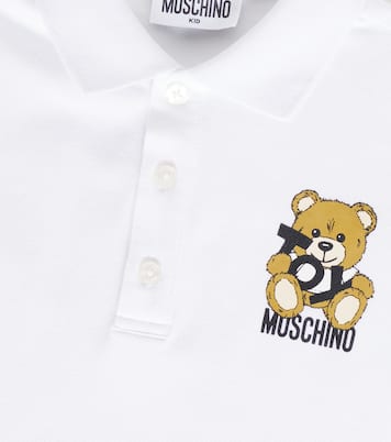 Polo en mezcla de algodón | Moschino Kids