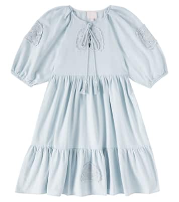 Kleid aus Baumwoll-Chambray | Petite Amalie  