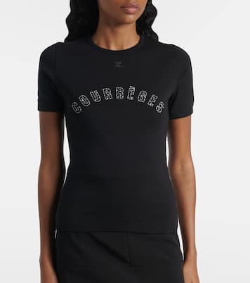 Camiseta Medusa de algodón estampada | Courrèges