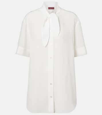 Sheer silk crepe shirt | Gucci