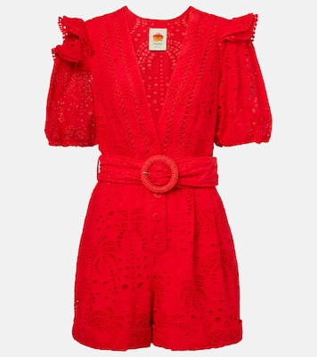 Broderie anglaise cotton romper | Farm Rio
