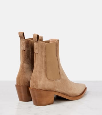 Bottines Wylie 45 en daim | Gianvito Rossi