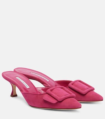 Maysale suede mules | Manolo Blahnik