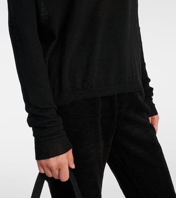 Crater virgin wool sweater | Rick Owens