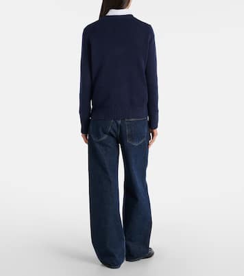 Polo Bear intarsia cotton and linen sweater | Polo Ralph Lauren