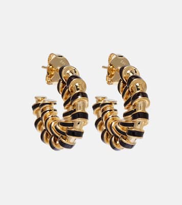 Loop gold-plated hoop earrings | Zimmermann