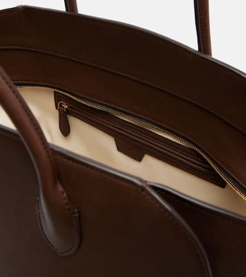 Marlo 17 leather tote bag | The Row