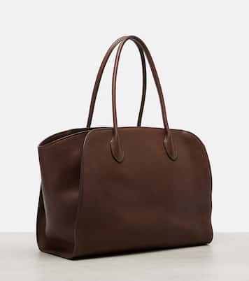 Marlo 17 leather tote bag | The Row
