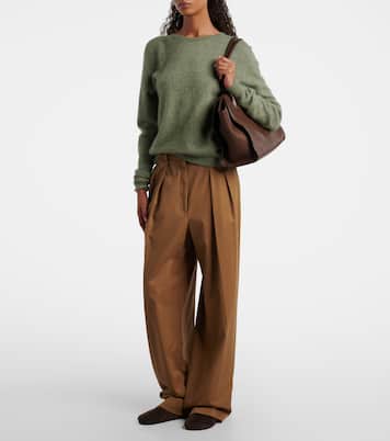 Marlo 17 leather tote bag | The Row