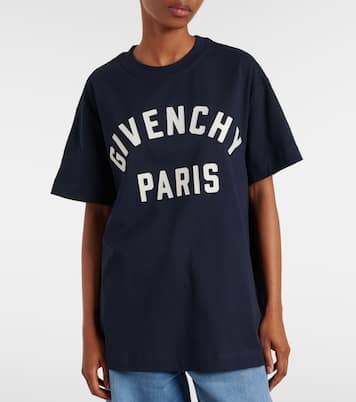 T-shirt Paris in jersey di cotone | Givenchy