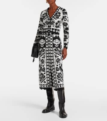 Cardigan Arabesque en jacquard à fleurs | Farm Rio