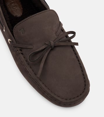 Mocassins Gommino en daim et shearling | Tod's