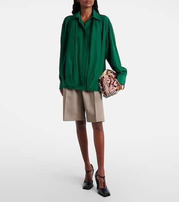 Draped silk shirt | Loewe