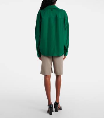 Draped silk shirt | Loewe