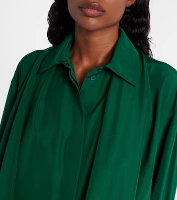 Draped silk shirt | Loewe