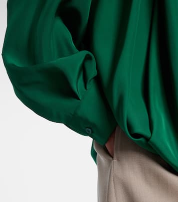 Draped silk shirt | Loewe