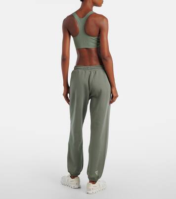 Cotton-blend fleece sweatpants | Adidas by Stella McCartney