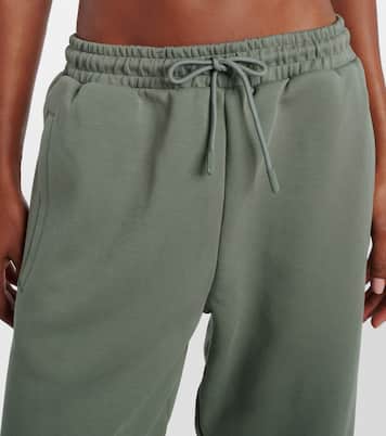 Cotton-blend fleece sweatpants | Adidas by Stella McCartney