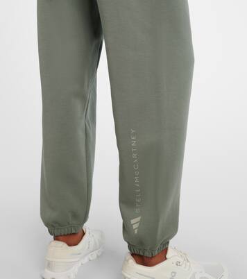 Cotton-blend fleece sweatpants | Adidas by Stella McCartney