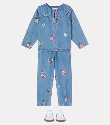 Chemise Magot en jean à sequins | Konges Sløjd