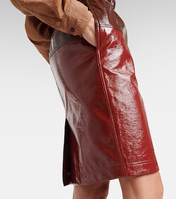 Jupe crayon en coton | Saint Laurent