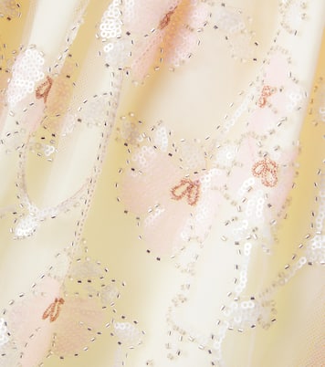 Verziertes Kleid aus Tüll | Self-Portrait Kids