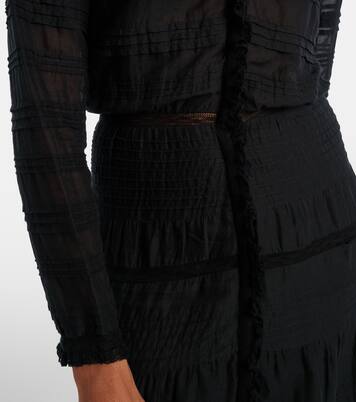 Midikleid Daniva aus Baumwolle mit Spitze | Marant Etoile