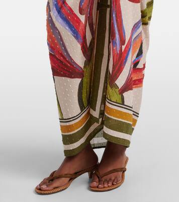 Strilitzia floral cotton beach cover-up | Farm Rio