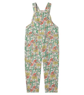 Color Herbalist floral cotton overalls | Bobo Choses