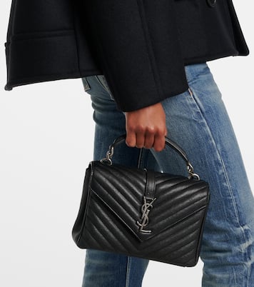 Sac Collège Medium en cuir | Saint Laurent
