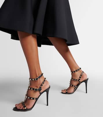 Rockstud leather sandals | Valentino Garavani