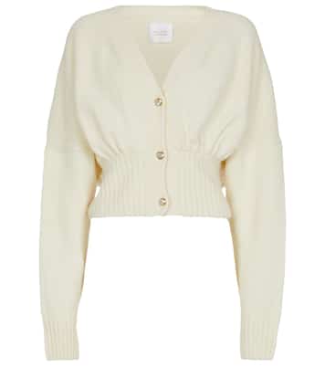 Luna wool and cashmere-blend cardigan | Galvan