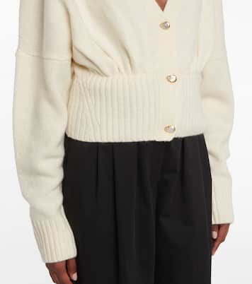 Luna wool and cashmere-blend cardigan | Galvan