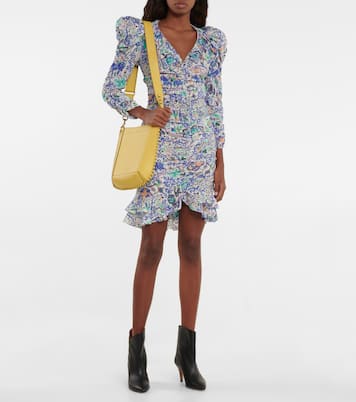 Robe Bireya imprimée en soie mélangée | Isabel Marant