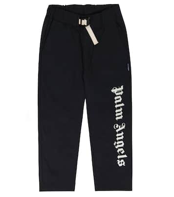 Pantaloni in cotone con logo | Palm Angels Kids