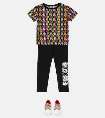 Zapatillas de piel sin cordones | Moschino Kids