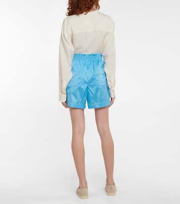 Shorts de seda de tiro alto | Loro Piana