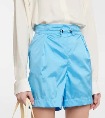 Shorts de seda de tiro alto | Loro Piana