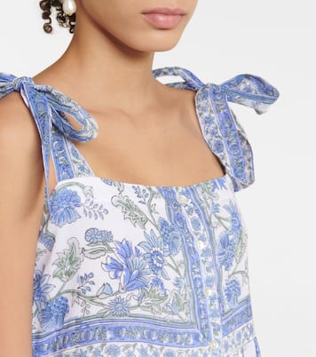 Bedrucktes Midikleid aus Baumwolle | Juliet Dunn