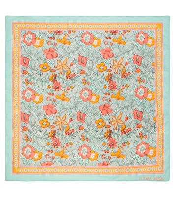 Bedrucktes Tuch Capucine aus Baumwolle | Louise Misha