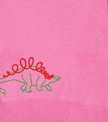 Dino embroidered cashmere sweater | The Row Kids