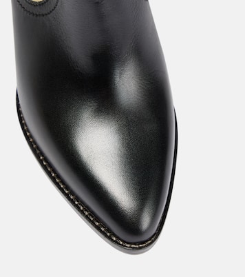 Leila leather and suede cowboy boots | Isabel Marant