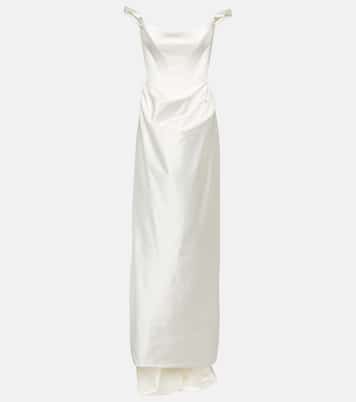Bridal - Abito lungo Camille in raso | Vivienne Westwood