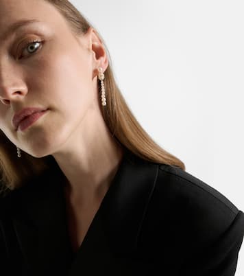 Boucles d'oreilles Sienna Rêve en or 14 ct, diamants et perles | Sophie Bille Brahe