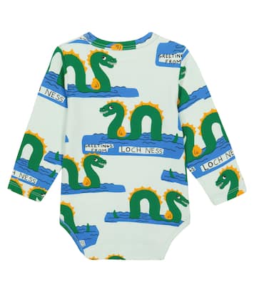 Baby printed cotton-blend onesie | Mini Rodini