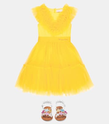 Kleid aus Tüll | Monnalisa