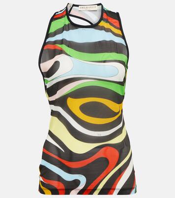 Marmo jersey tank top | Pucci