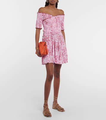 Soledad printed minidress | Poupette St Barth